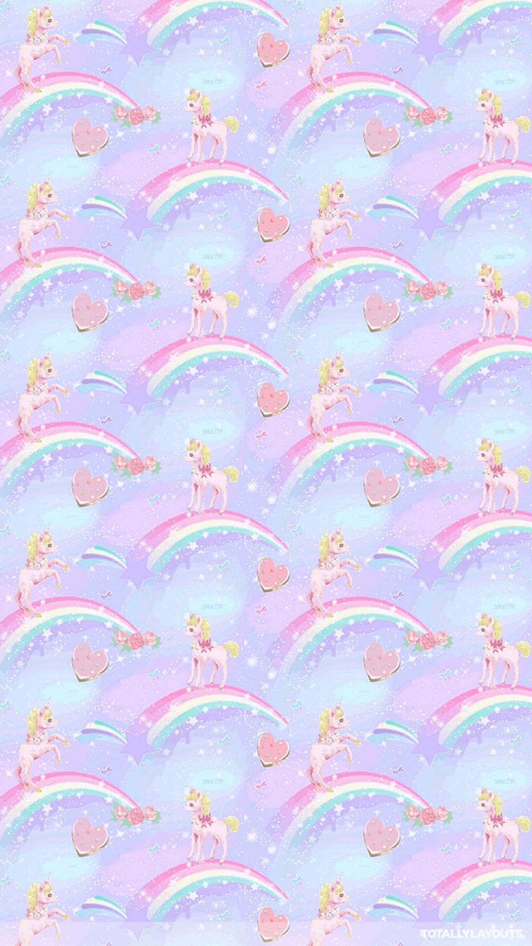 Cute Girly Unicorn iPhone Home Screen Wallpaper with high-resolution 1080x1920 pixel. You can set as wallpaper for Apple iPhone X, XS Max, XR, 8, 7, 6, SE, iPad. Enjoy and share your favorite HD wallpapers and background images