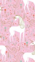 Cute Girly Unicorn iPhone Screen Lock Wallpaper