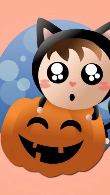Cute Halloween iPhone Wallpaper Lock Screen With high-resolution 1080X1920 pixel. You can set as wallpaper for Apple iPhone X, XS Max, XR, 8, 7, 6, SE, iPad. Enjoy and share your favorite HD wallpapers and background images