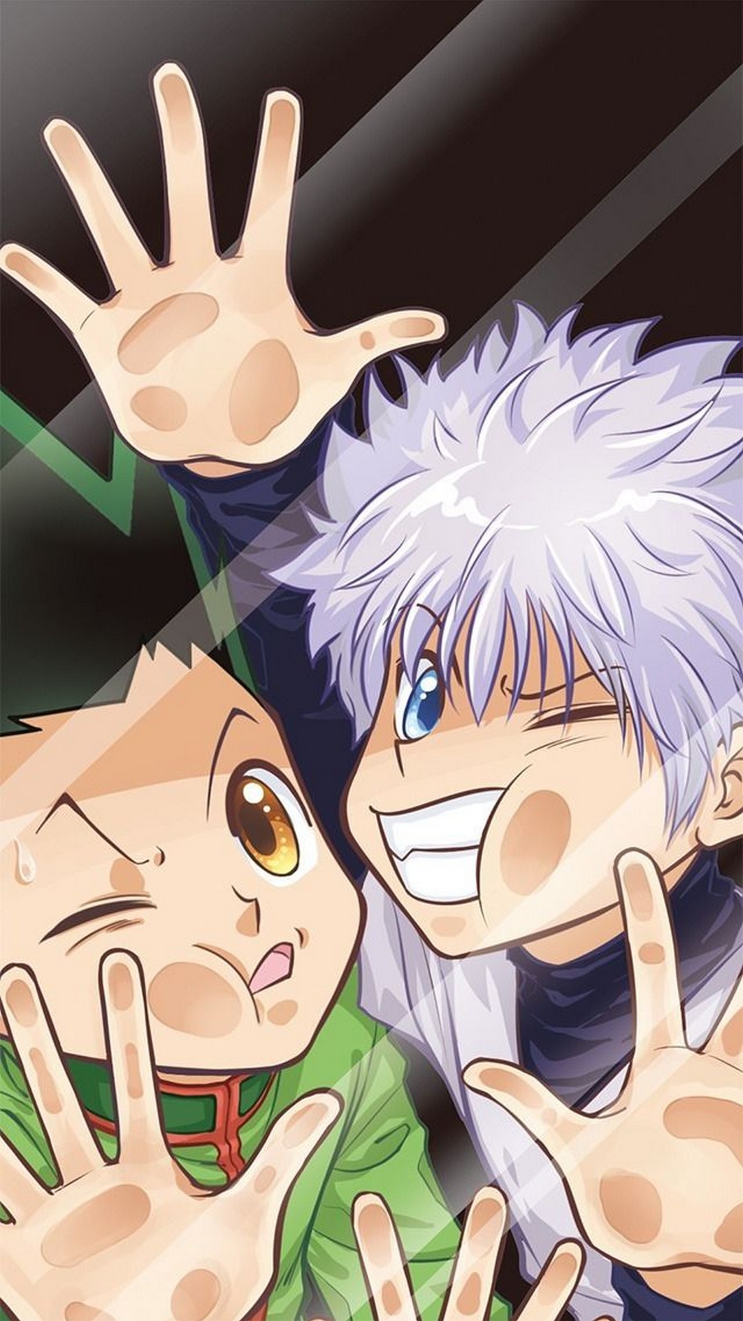 Gon And Killua iPhone Wallpaper HD with high-resolution 1080x1920 pixel. You can set as wallpaper for Apple iPhone X, XS Max, XR, 8, 7, 6, SE, iPad. Enjoy and share your favorite HD wallpapers and background images