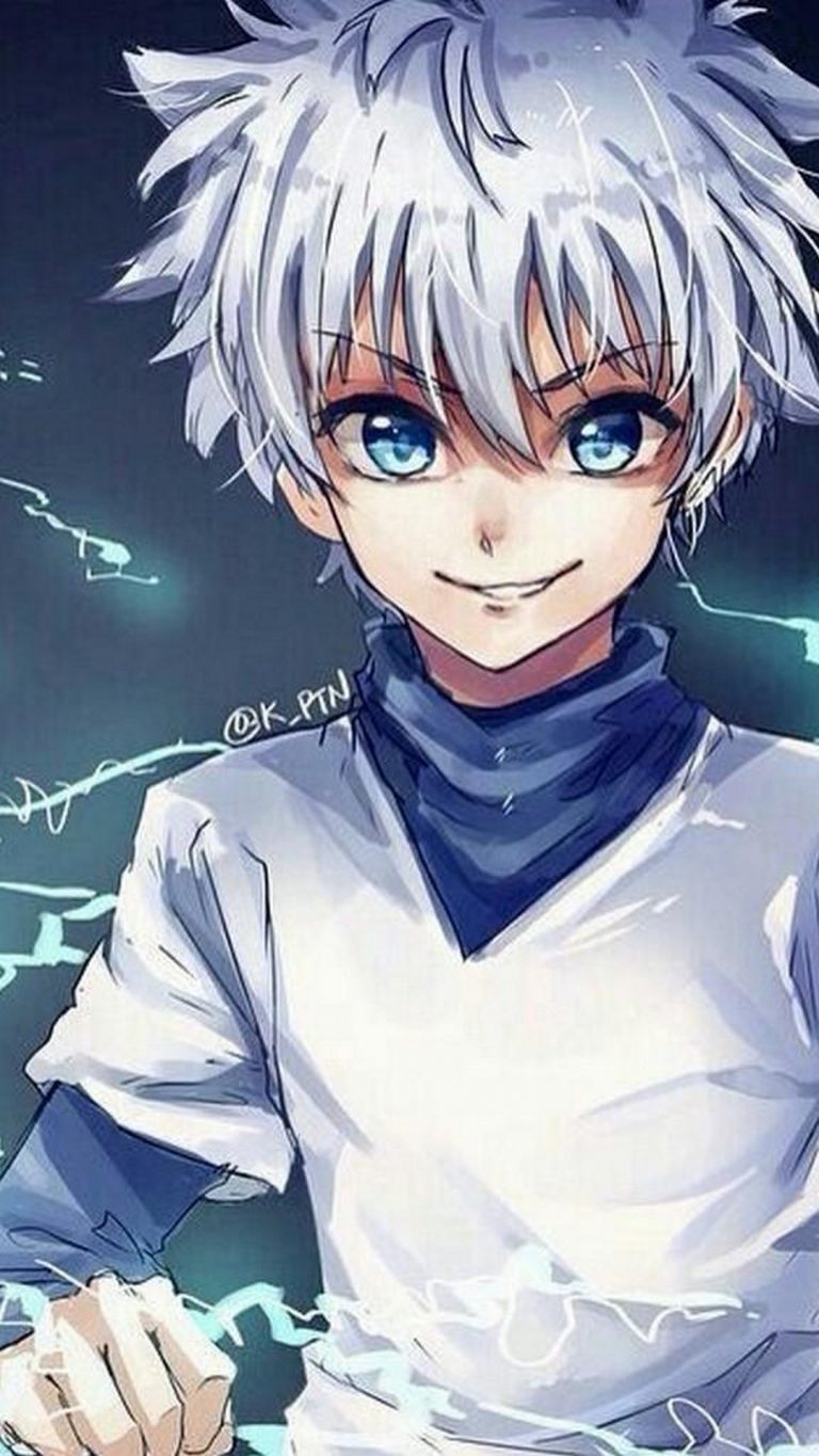 Killua iPhone Home Screen Wallpaper - Cute iPhone Wallpaper