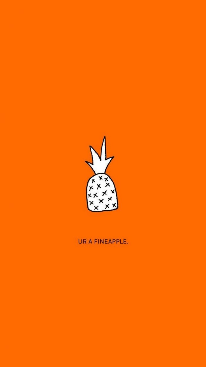 Orange Aesthetic iPhone Wallpaper in HD - Cute iPhone Wallpaper