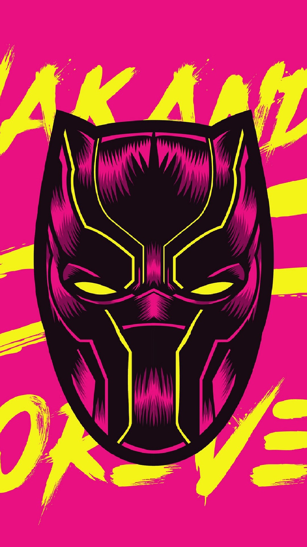Black Panther iPhone Wallpaper Home Screen with high-resolution 1080x1920 pixel. You can set as wallpaper for Apple iPhone X, XS Max, XR, 8, 7, 6, SE, iPad. Enjoy and share your favorite HD wallpapers and background images