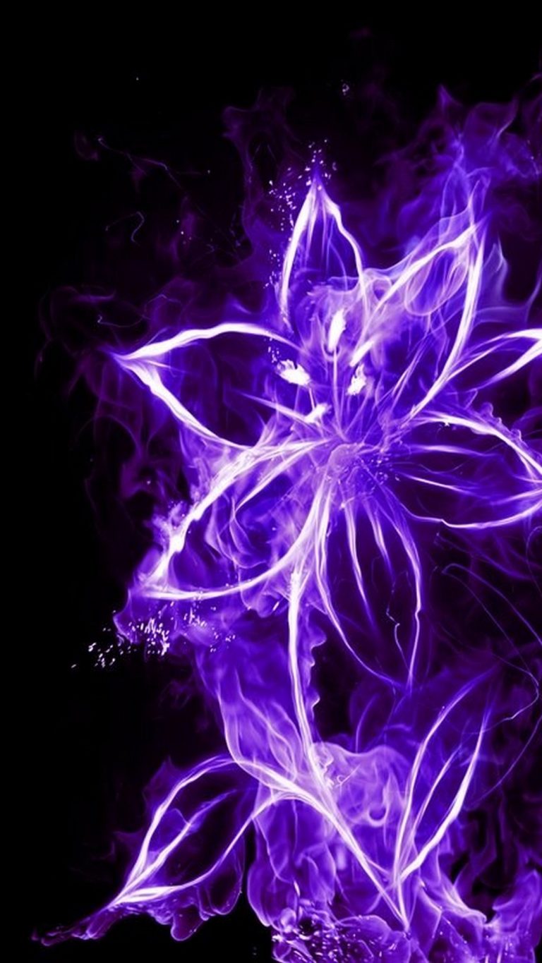 Neon Purple iPhone Wallpaper Lock Screen - Cute iPhone Wallpaper