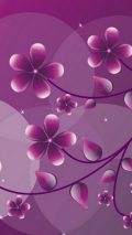 Flowers Purple iPhone Wallpaper Lock Screen